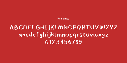 Funny Hands Font Poster 3
