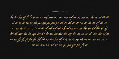 Rust and Ink Font Poster 15