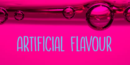 Artificial Flavour Pro Font Poster 1