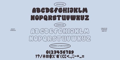 Goldy Font Poster 9