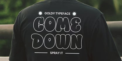 Goldy Font Poster 8