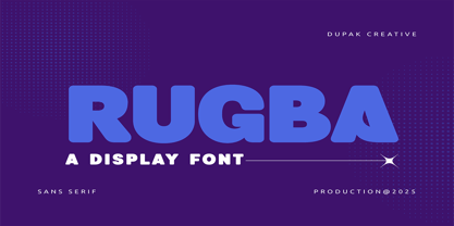 Rugba Font Poster 1