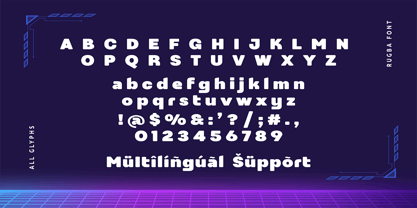 Rugba Font Poster 4
