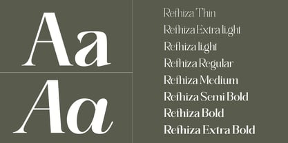 Refhiza Font Poster 9