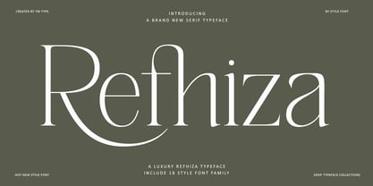 Refhiza Font Poster 1