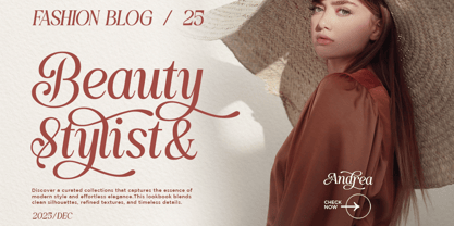 Timeline Font Poster 4