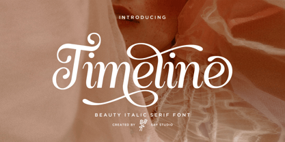 Timeline Font Poster 1