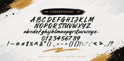 Rosminda Brush Font Poster 5