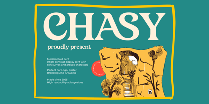 Chasy Font Poster 1