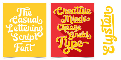Elyston Font Poster 4