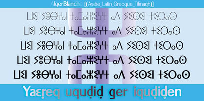 AlgerBlanche Font Poster 8