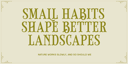 Brindley Houston Font Poster 10