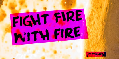 Blazing Furnace Pro Font Poster 5