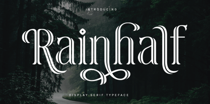 Rainhalf Font Poster 1