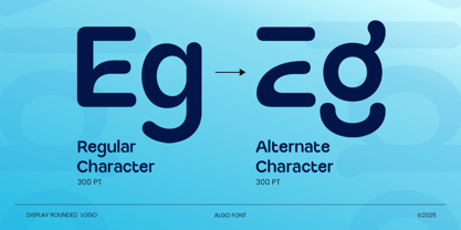 Algo Font Poster 8