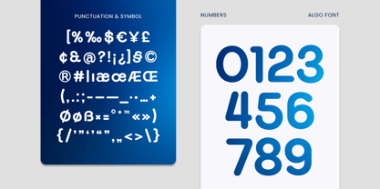 Algo Font Poster 11