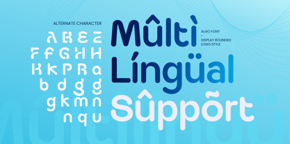 Algo Font Poster 12