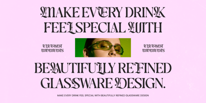 Bakszen Crown Font Poster 8