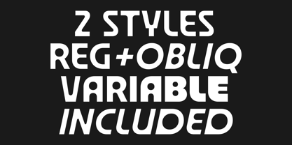 Bolte Variable Font Poster 2
