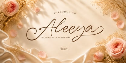 MJ Aleeya Font Poster 1