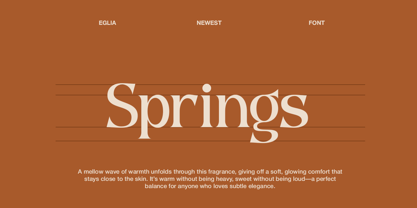 Eglia Font Poster 5