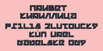 Atett CYR Font Poster 5