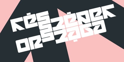 Atett CYR Font Poster 2