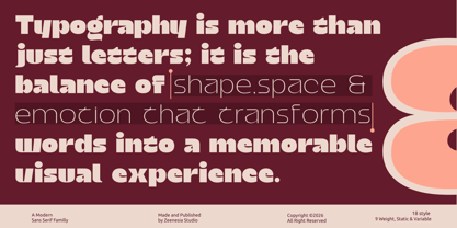 Vankis Font Poster 7