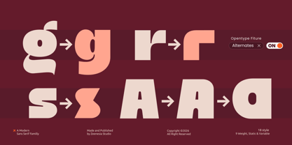 Vankis Font Poster 12