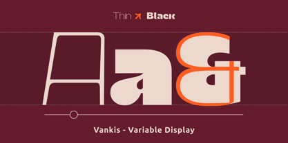 Vankis Font Poster 3