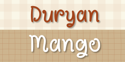 Duryan Mango Font Poster 1