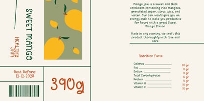 Duryan Mango Font Poster 4