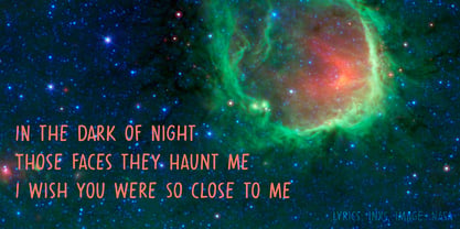 Cosmic Dust Pro Font Poster 5