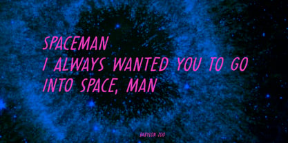 Cosmic Dust Pro Font Poster 6