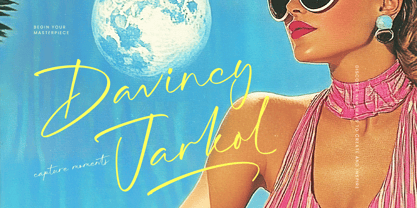 Davincy Jarkol Font Poster 1
