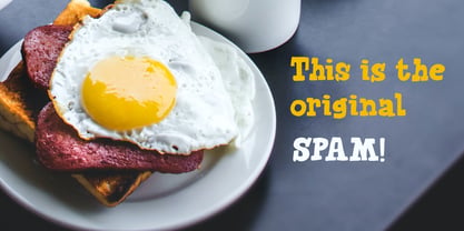 Biscuits And Spam Pro Font Poster 3