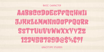 Chubby Cheeks Solid Font Poster 10