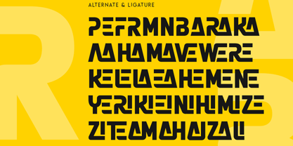 Ravelune Font Poster 2
