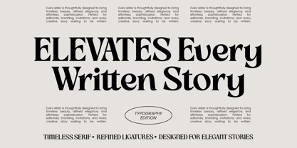 Slow Bar Stories Font Poster 3