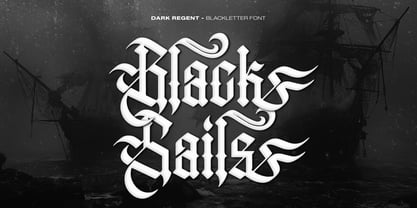 Dark Regent Font Poster 4