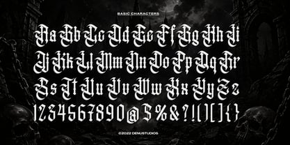 Dark Regent Font Poster 11