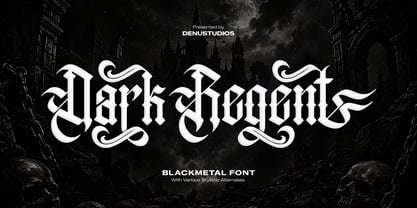 Dark Regent Font Poster 1