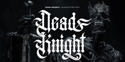 Dark Regent Font Poster 2