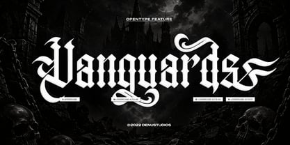 Dark Regent Font Poster 10