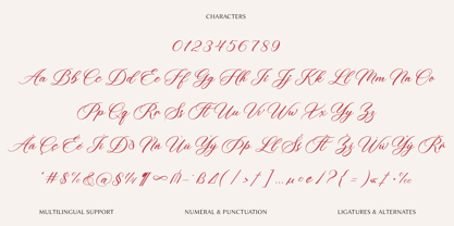 Luxury Romantic Font Poster 8