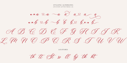 Luxury Romantic Font Poster 9