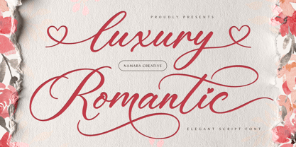 Luxury Romantic Font Poster 1
