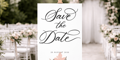 Luxury Romantic Font Poster 5
