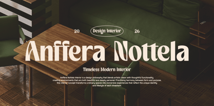 Geranos Font Poster 2