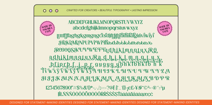 The Daily Midtones Font Poster 8